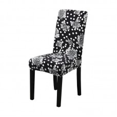 MECEROCK impresión Stretch cubierta de la silla Popular banda de goma elástica cubre para silla de comedor restaurante banquete decoración del hogar ali-59462340